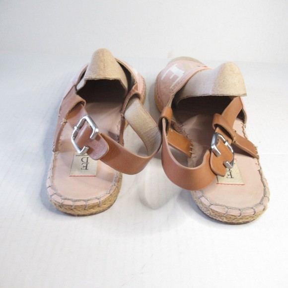 ED Ellen DeGeneres Valentines Wms Skylin Leather Open Toe Sandals Size 9.5. EUC - Picture 4 of 7